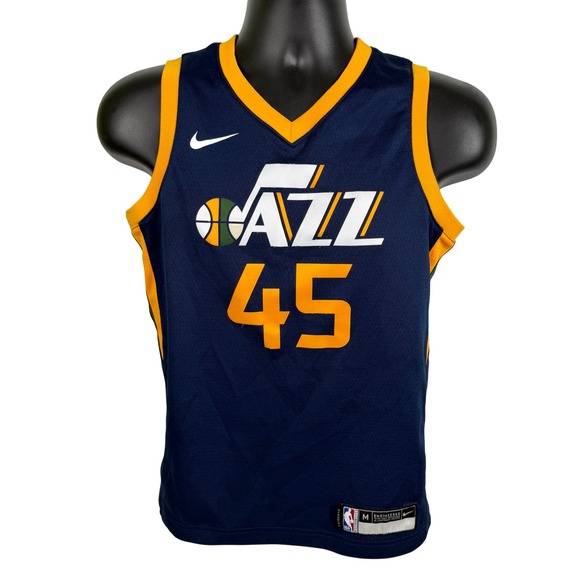 Nike Other - Nike Utah Jazz Donovan Mitchell 45 Swingman Jersey Navy Blue Boys Medium‎ NBA